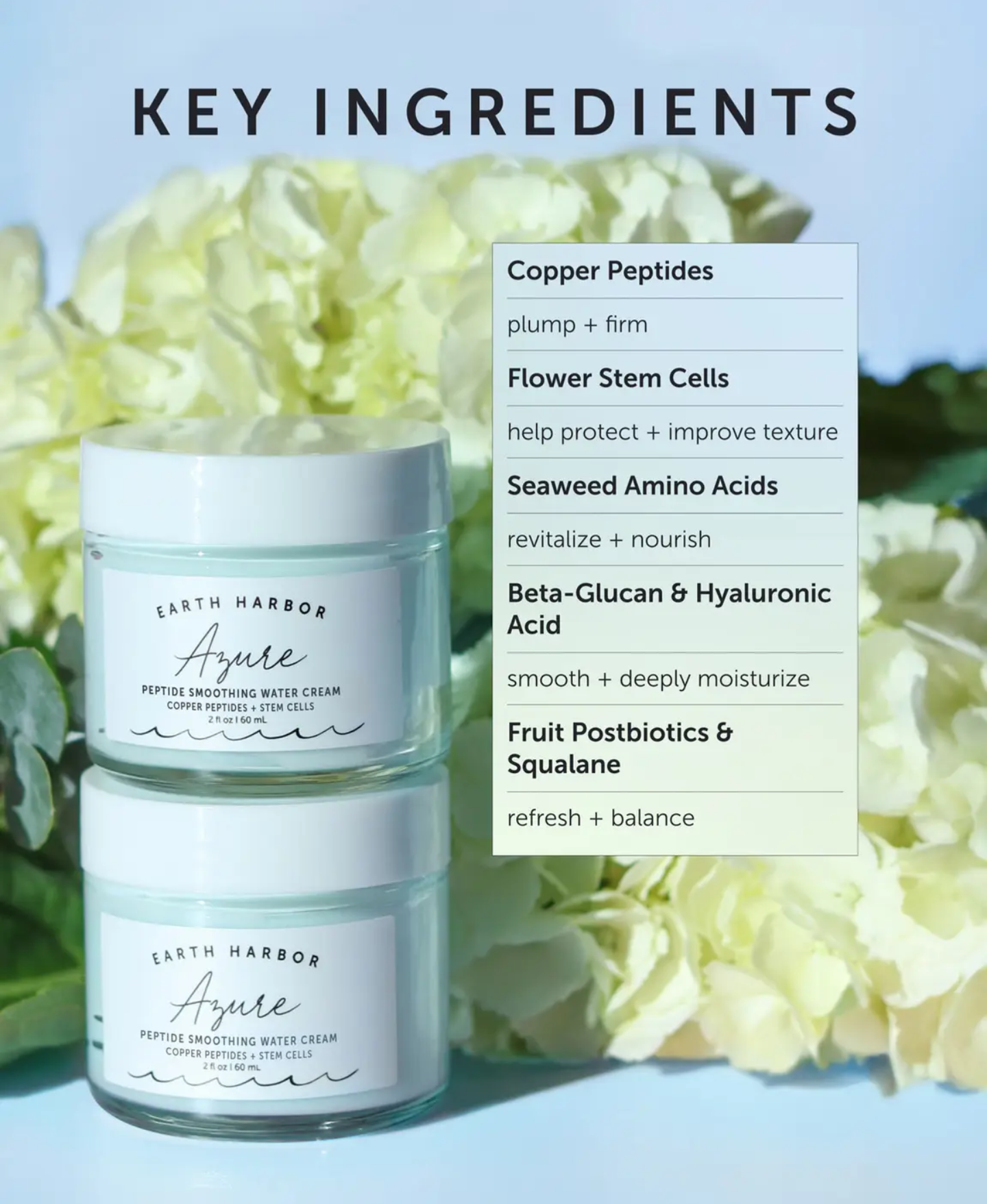 Azure Peptide Smoothing Water Cream