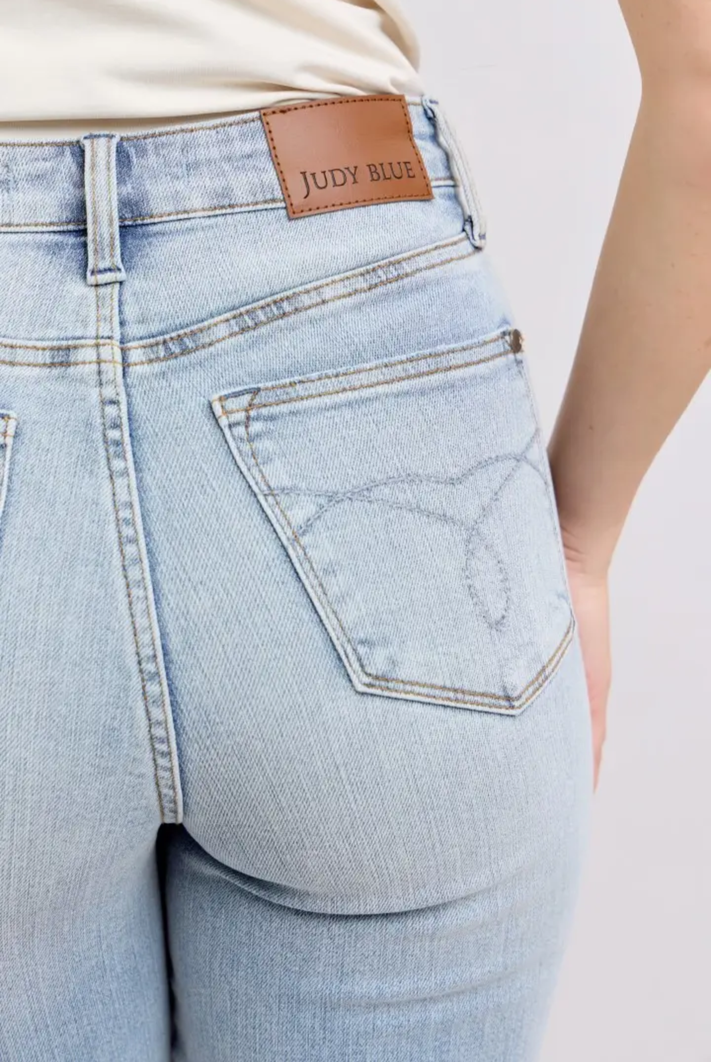 High Waisted Multi-Inseam Tummy Control Bootcut Jeans (Long)