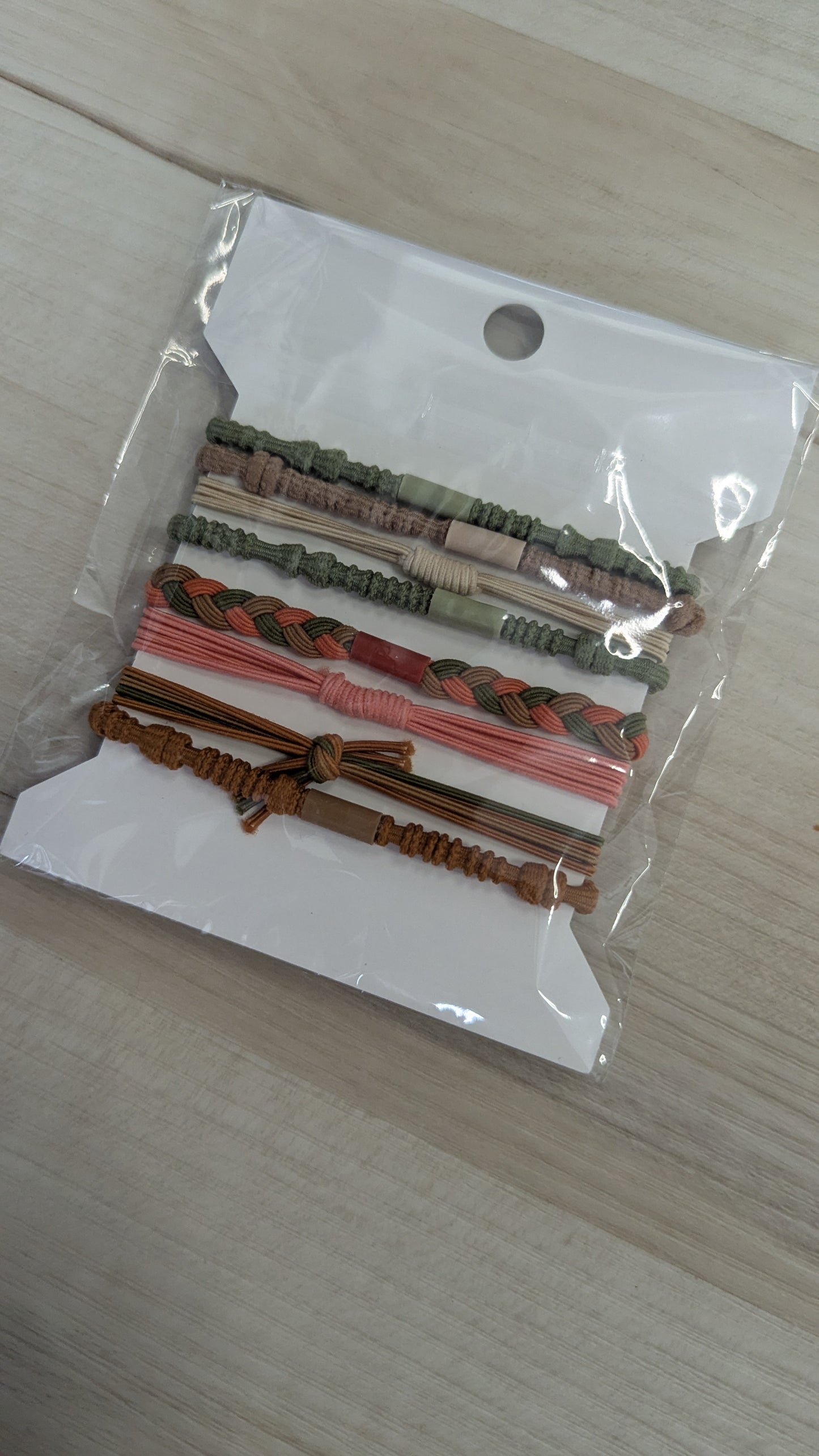 Boho dual Function Knot bracelet hair ties