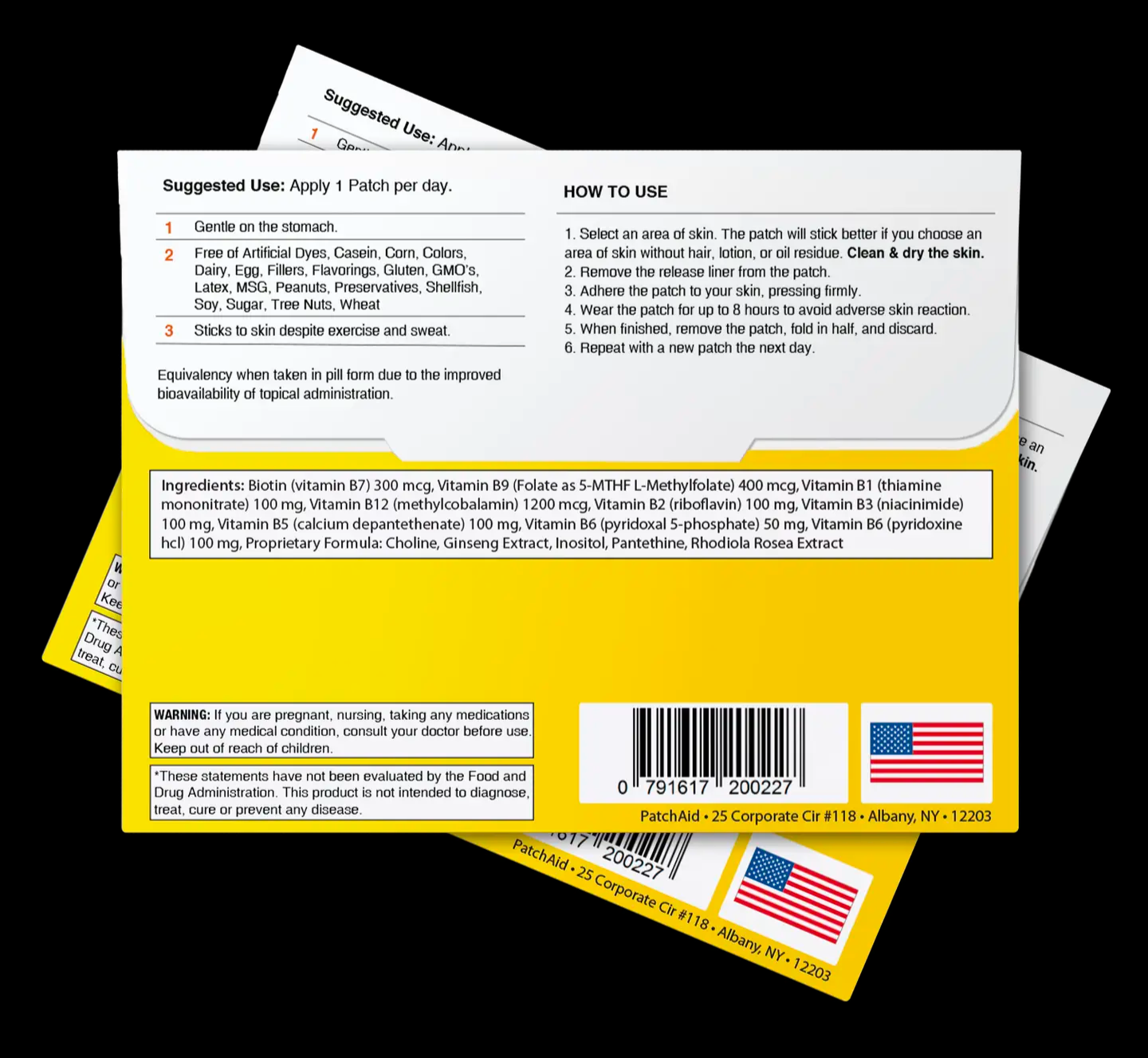 Patch Aid B12 energy